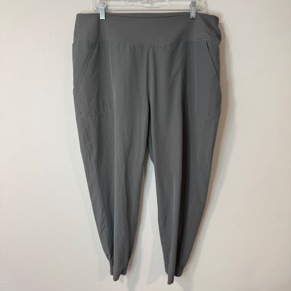 Patagonia Womens Happy Hike Studio Pants XL Grey Excellent Joggers 21217